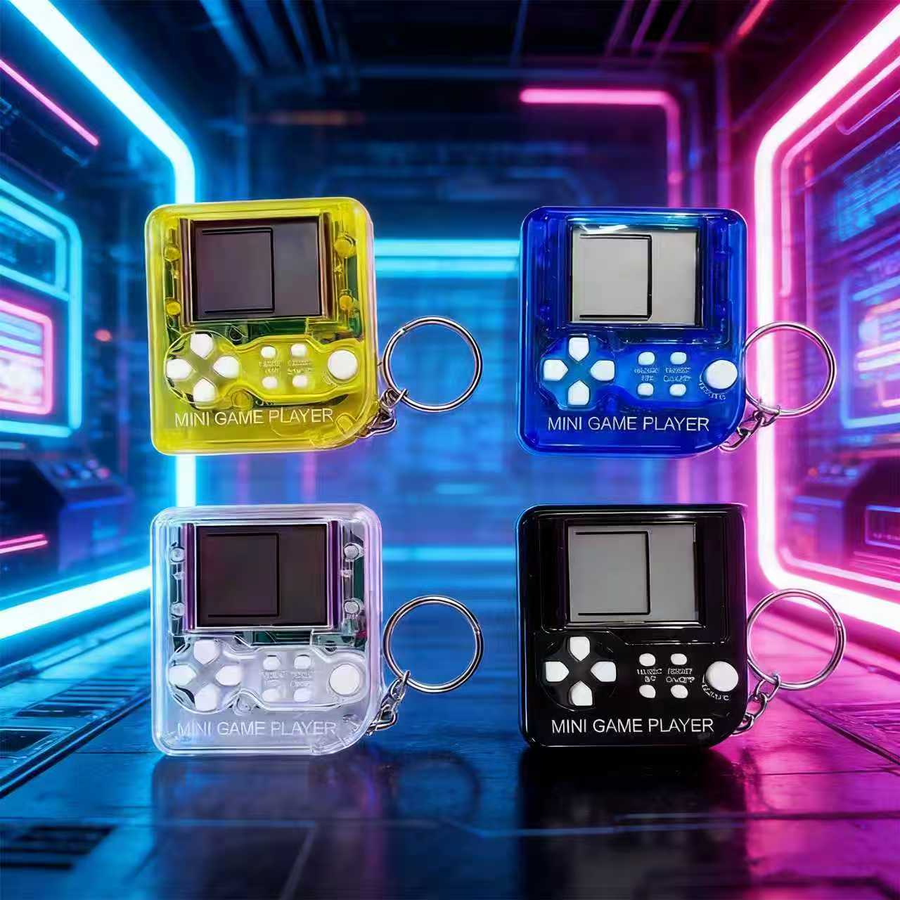 Gaming Console Keychain - Retro Mini El Oyun Konsolu Anahtarlık
