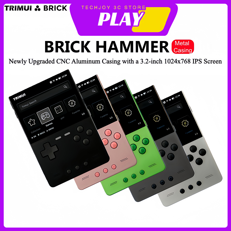 Gaming Console All - TRIMUI Brick Hammer Tüm Metal CNC