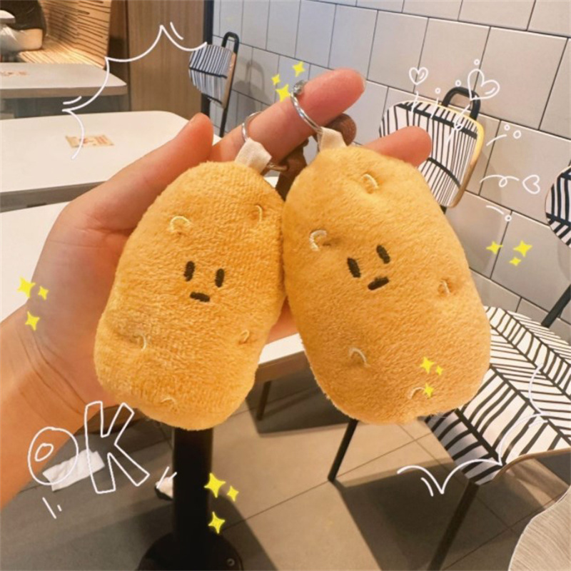 Gaming Console Keychain - Peluş küçük patates asılı dekorasyon dolması