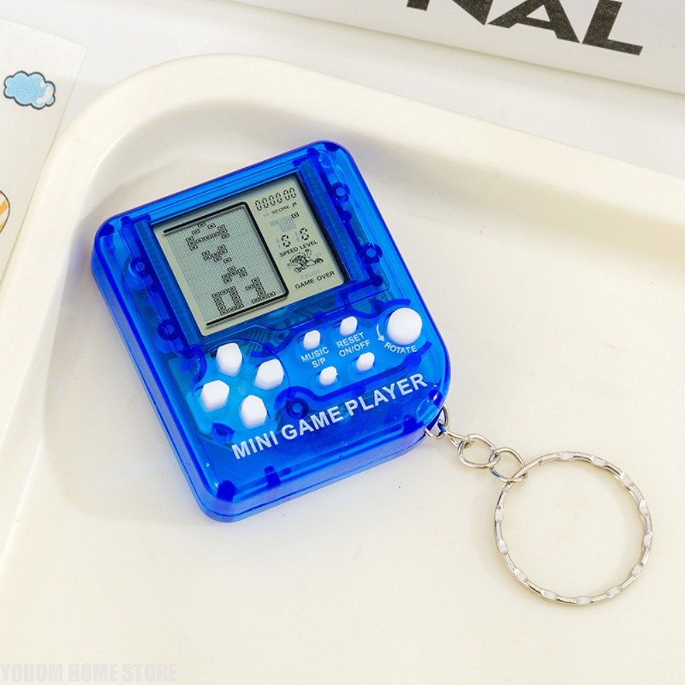 Gaming Console Keychain - Klasik Nostaljik Tetris El Oyun Konsolu