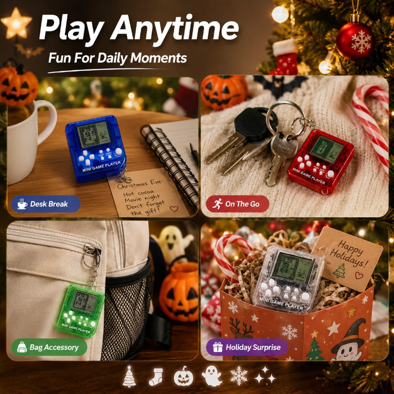 Mini Tetris Oyun Konsolu Anaht - Gaming Console Keychain incelemesi ve fiyatı