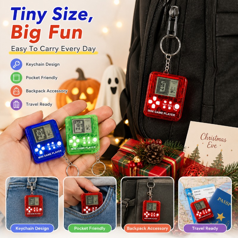 Mini Tetris Oyun Konsolu Anaht - Gaming Console Keychain incelemesi ve fiyatı